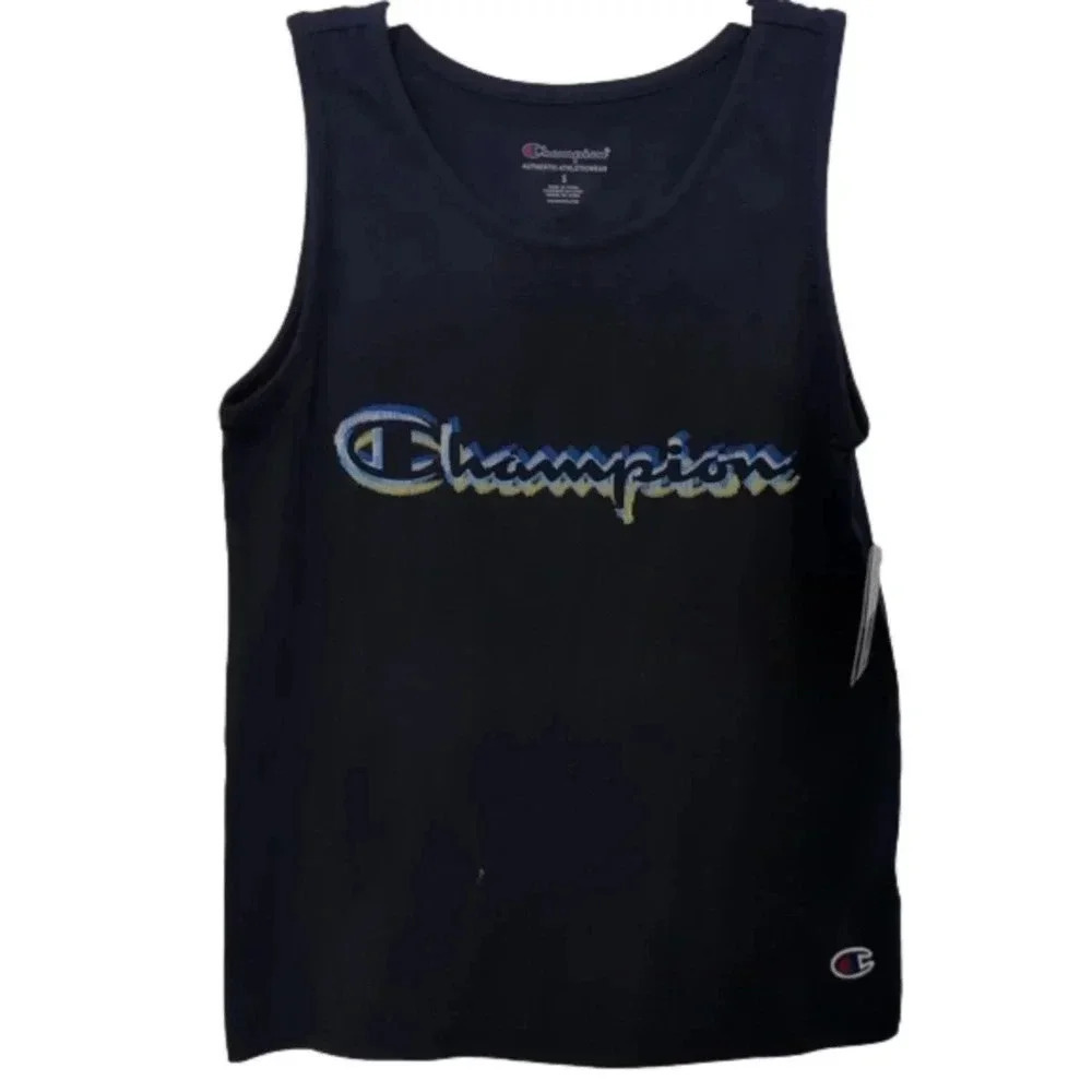 Champion boys script tank top